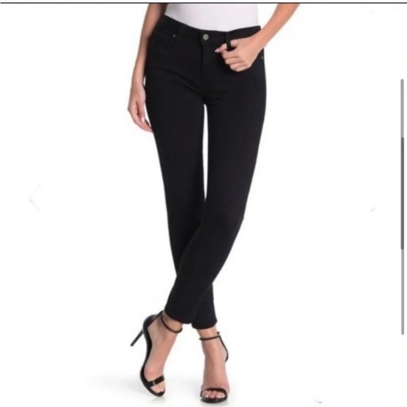 Paige Black Overdye Verdugo Ankle Skinny Jeans Size 25 - Picture 2 of 12